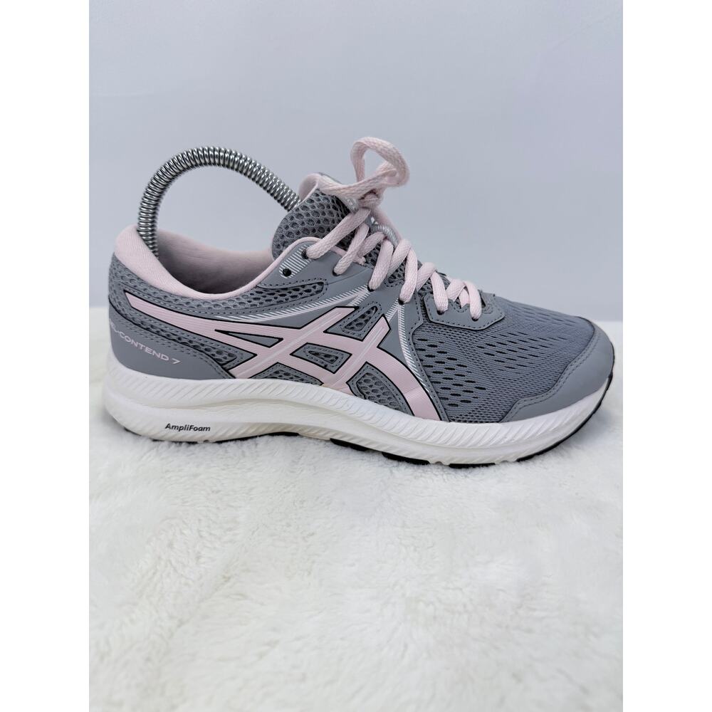 ASICS Gel-Contend 7 Womens Running Shoes Sheet Rock Pink Salt Size 7